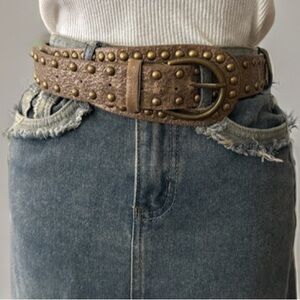 Bronze Studded Belt